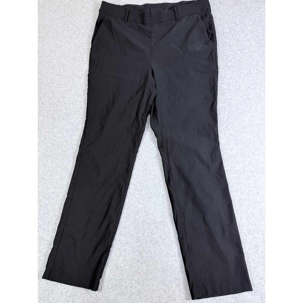 Rafaella Straight Leg Pants Womens 14 Black Excellent Stretch Workwear RSBFE049